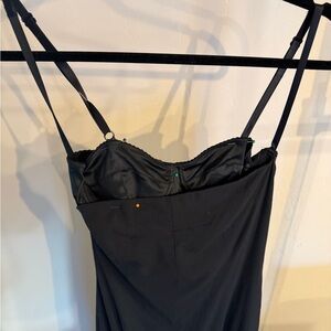 Black Dolce & Gabbana silk dress.